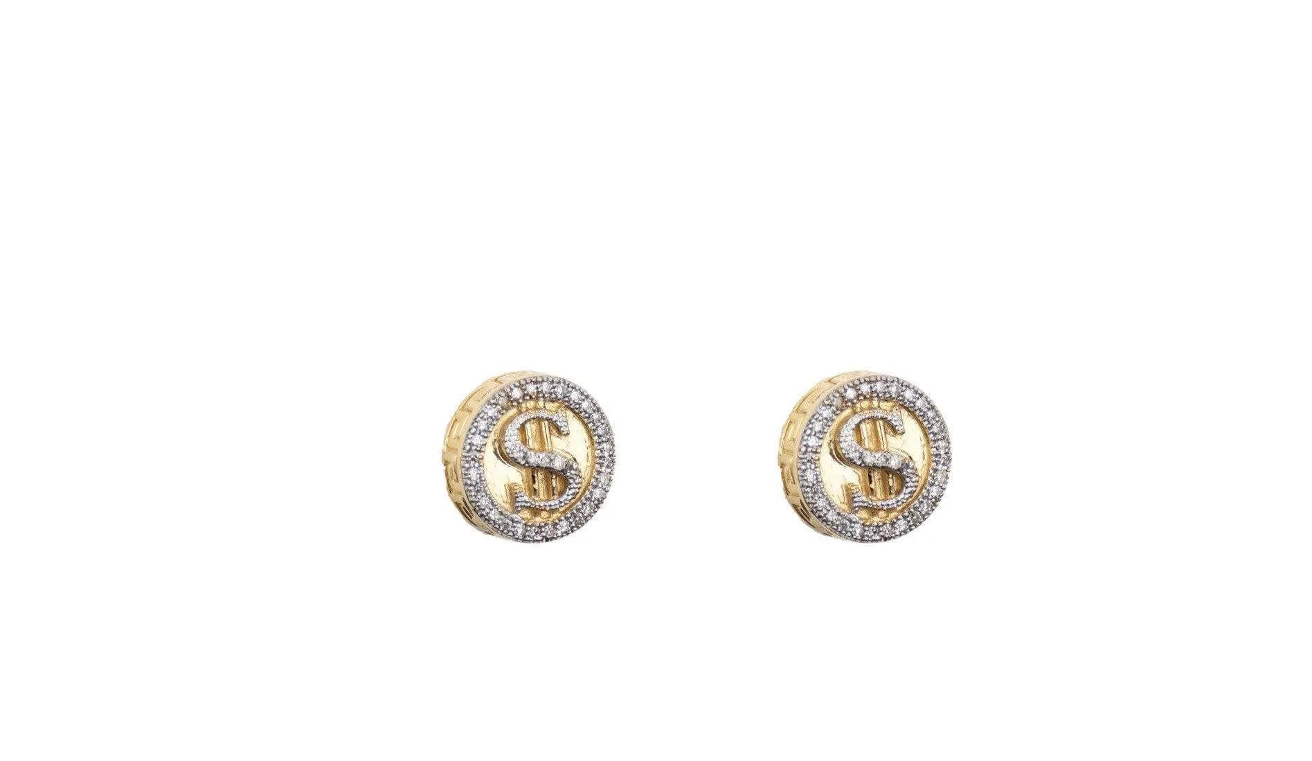 0.20 Money Sign Diamond Earrings