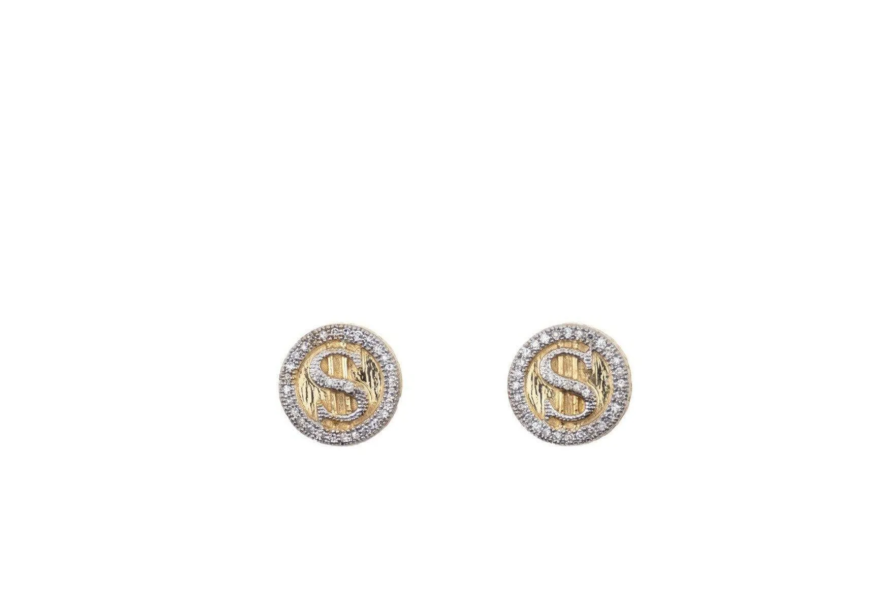 0.20 Money Sign Diamond Earrings