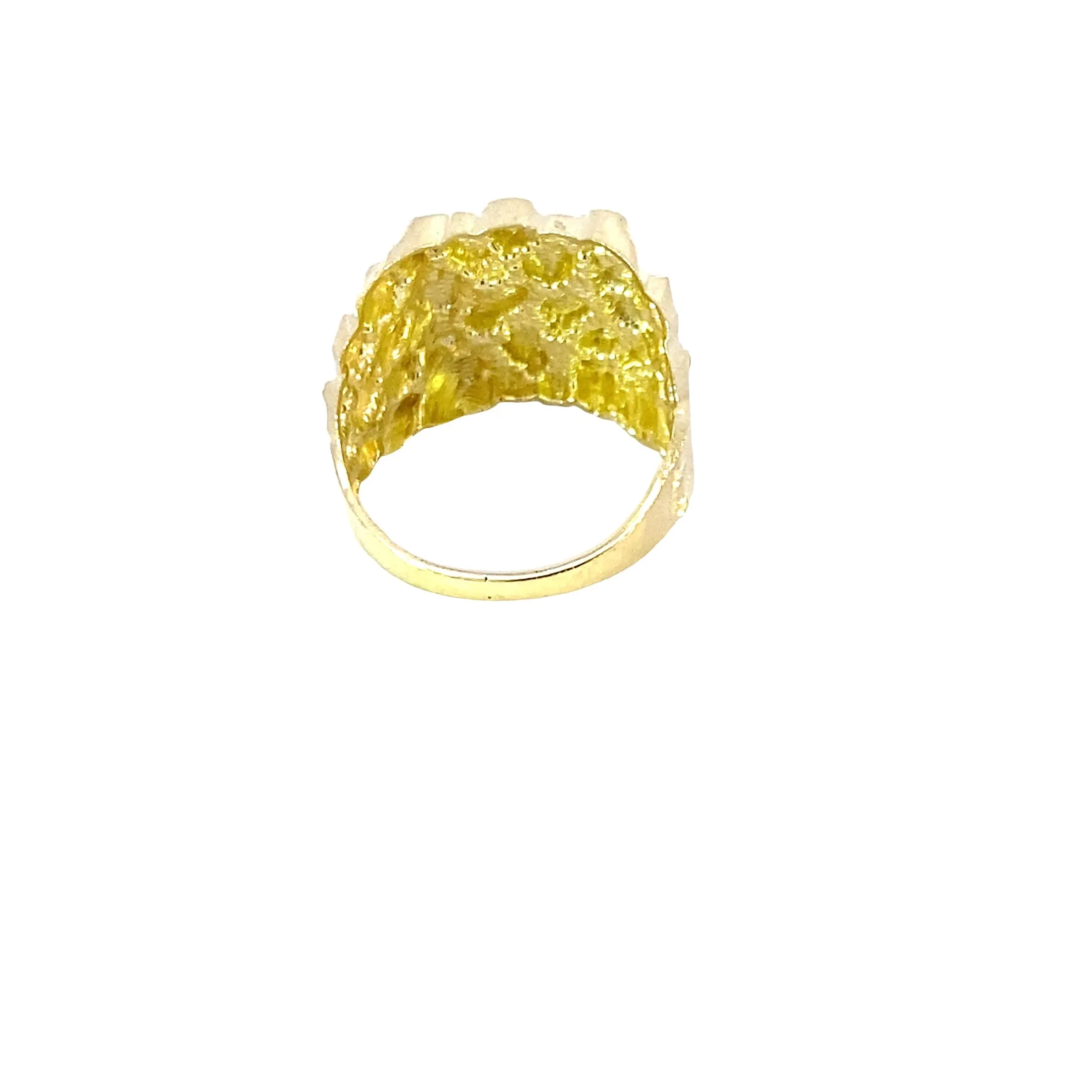 10K Gold Nugget Ring 4.8 Grams