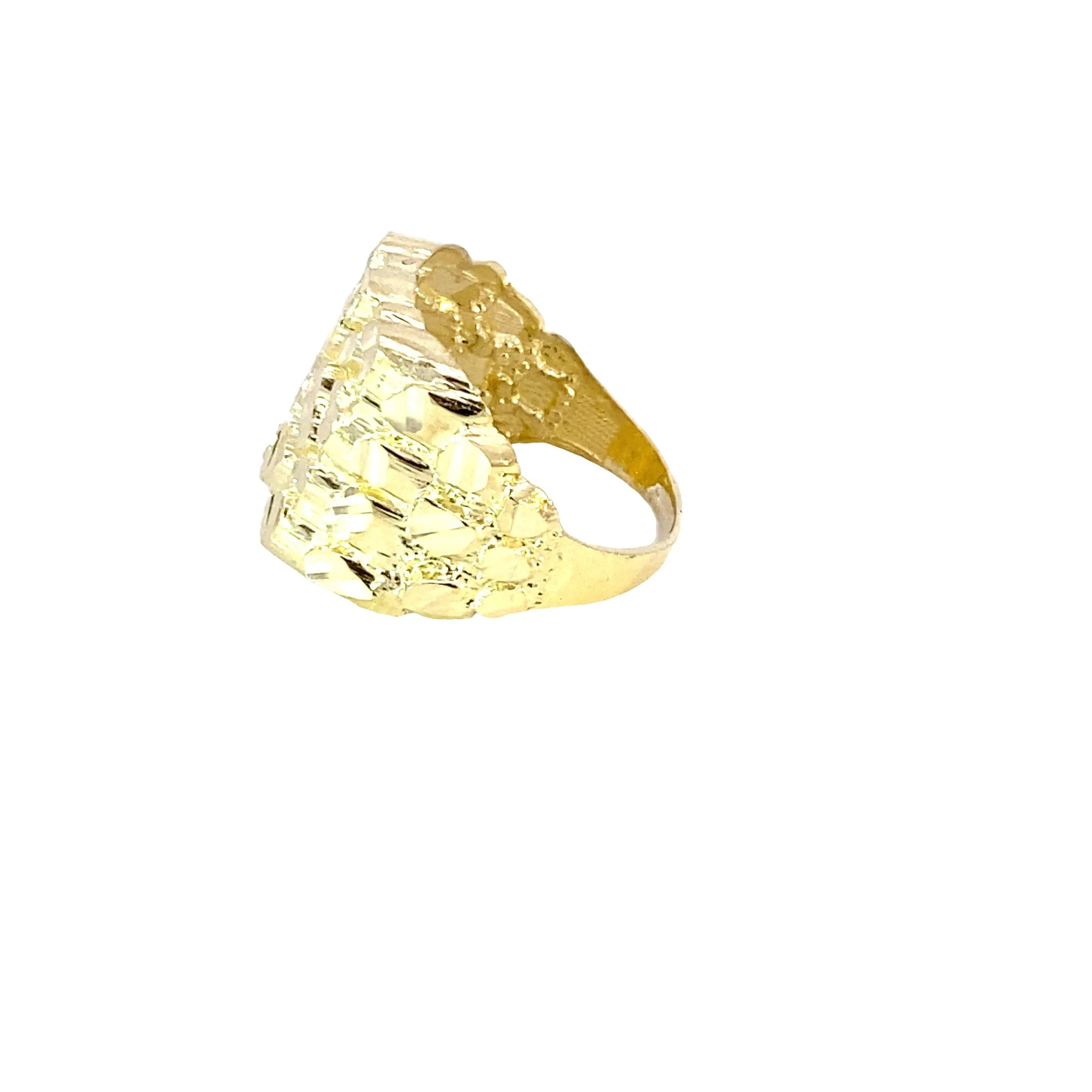 10K Gold Nugget Ring 4.8 Grams