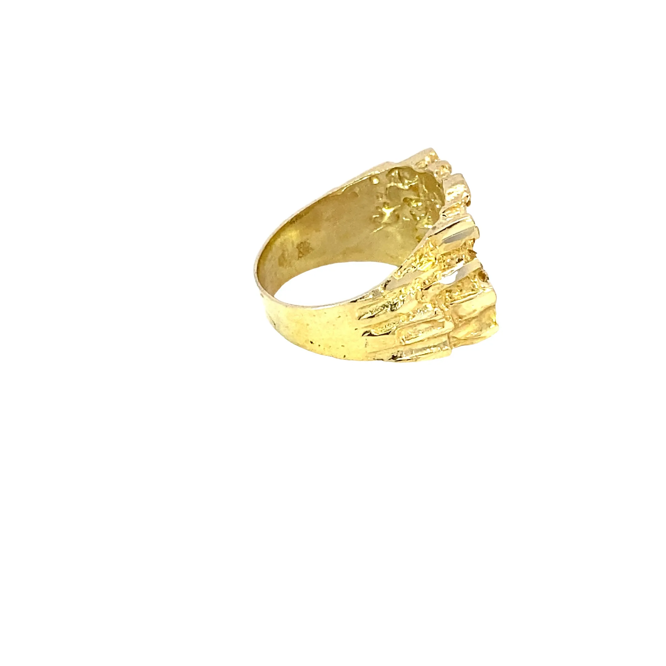 10K Gold Nugget Ring 6.9 Grams