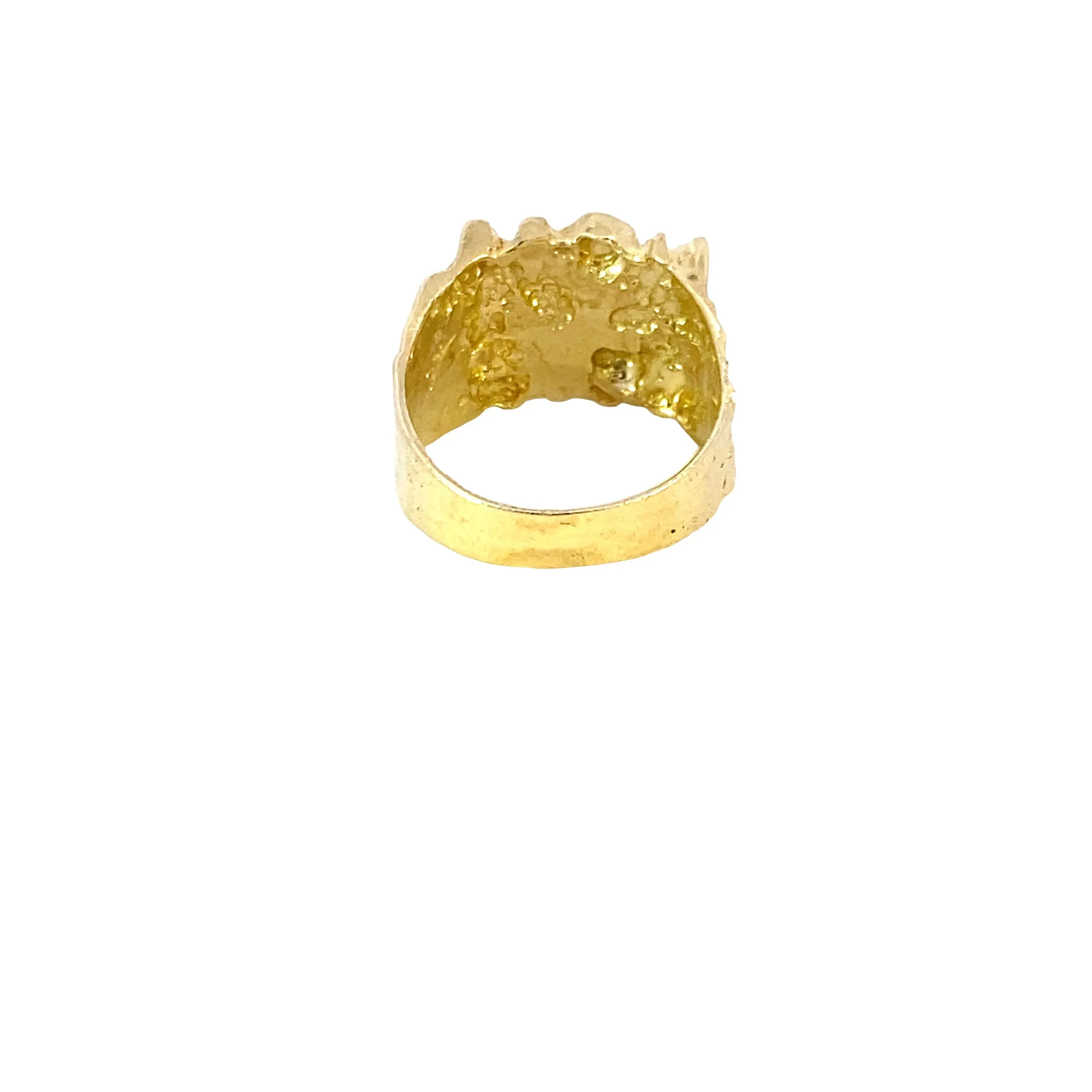 10K Gold Nugget Ring 6.9 Grams