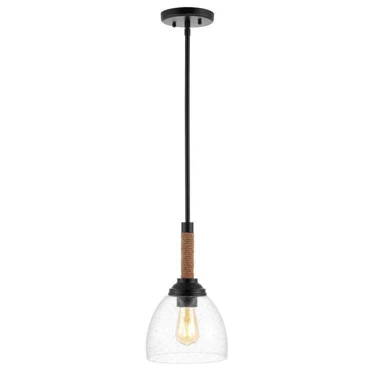 Alys Single-Light Pendant - Black