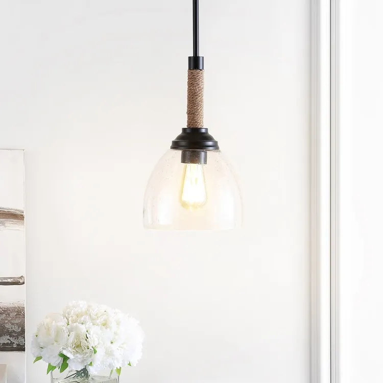 Alys Single-Light Pendant - Black