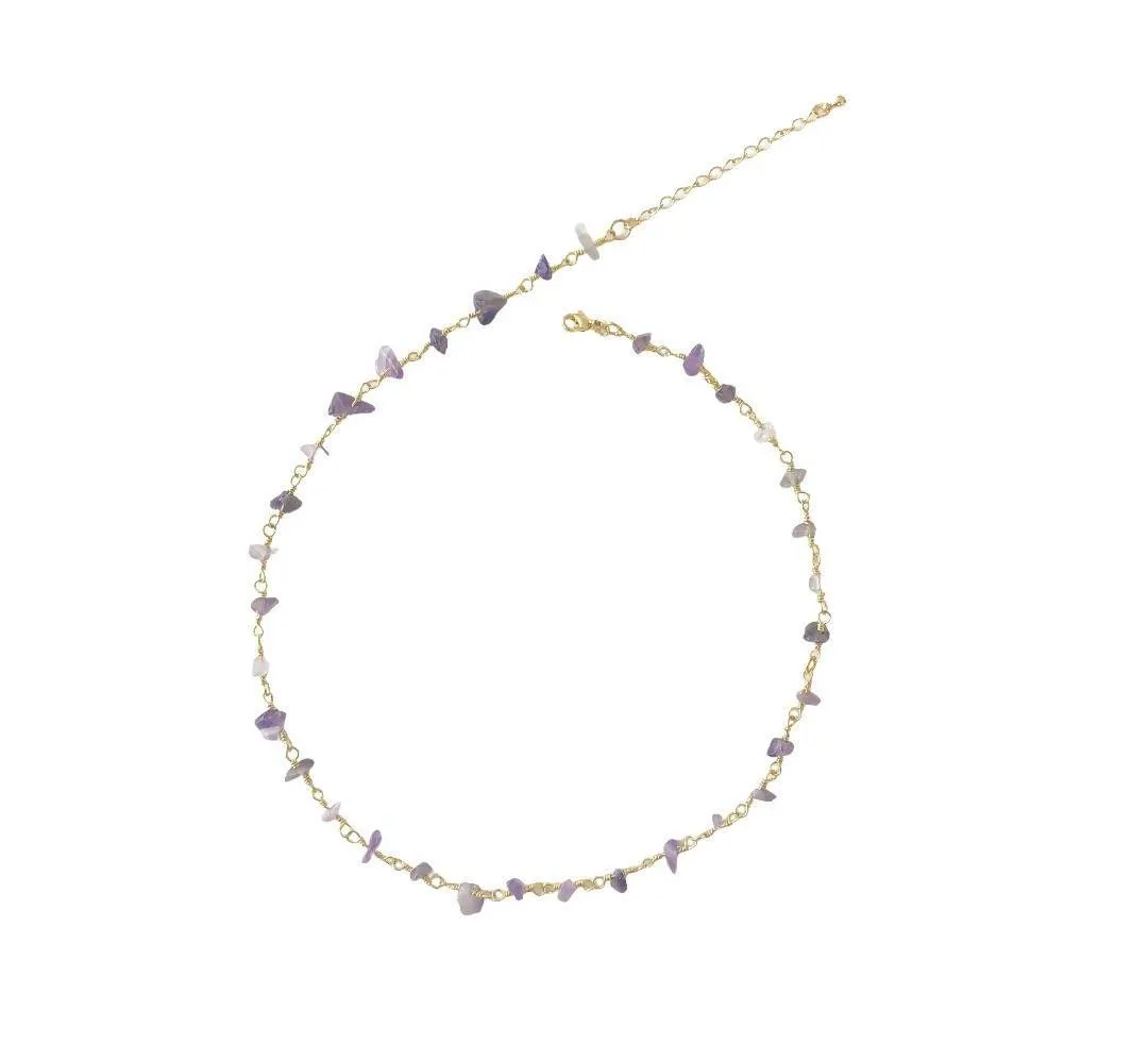 Amethyst Choker Necklace