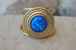 Circular opal Ring