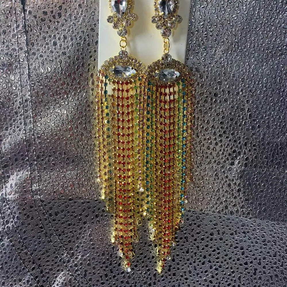 Colorful Crystal Earrings