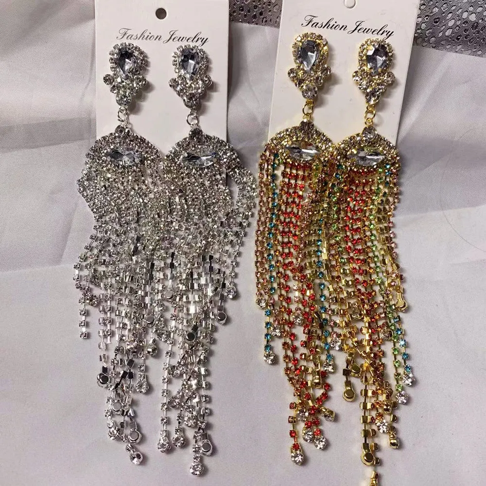 Colorful Crystal Earrings