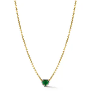 Connexion Emerald Heart Necklace