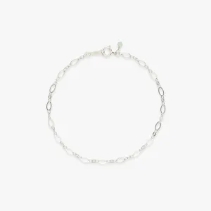 Coral bracelet silver