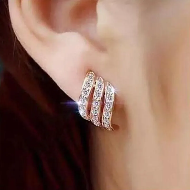 Crystal Stud Earrings