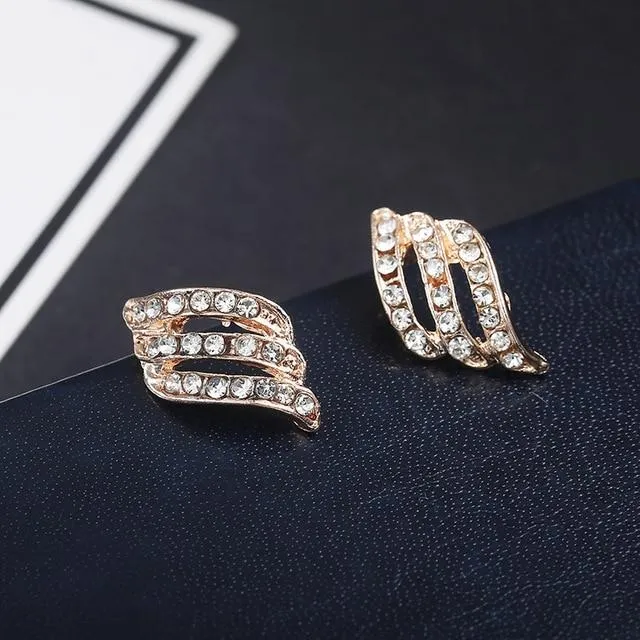 Crystal Stud Earrings