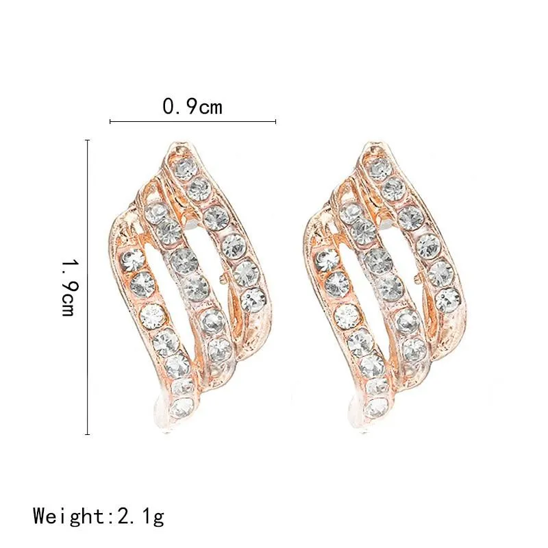 Crystal Stud Earrings