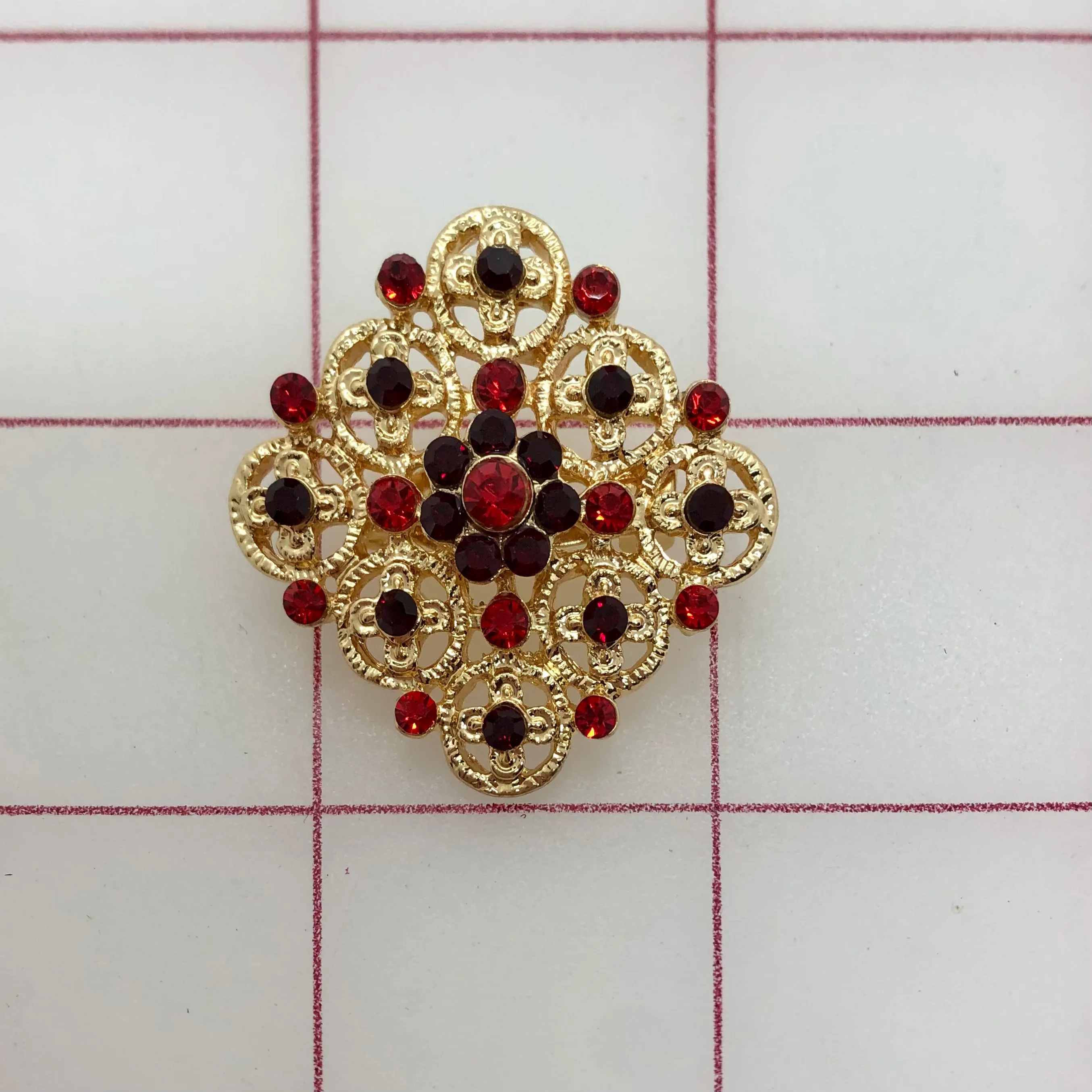 Decorative Gems - Rhinestone Brooch/Tiara Embellishments - 1.25-inch