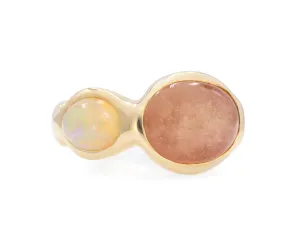 Double Opal Elsewhere Ring (Ready to Ship size 7)