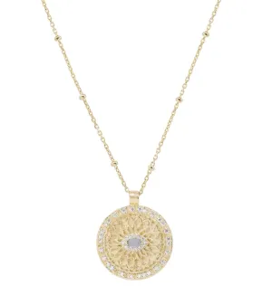 Gold Blessed Eye Necklace