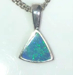 Green opal pendant