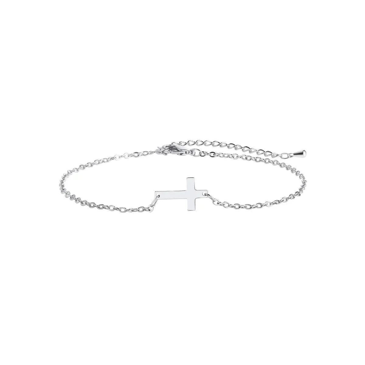 Kyerlyn Silver Cross Bracelets