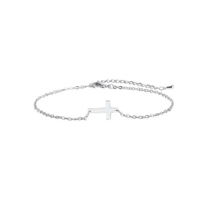 Kyerlyn Silver Cross Bracelets