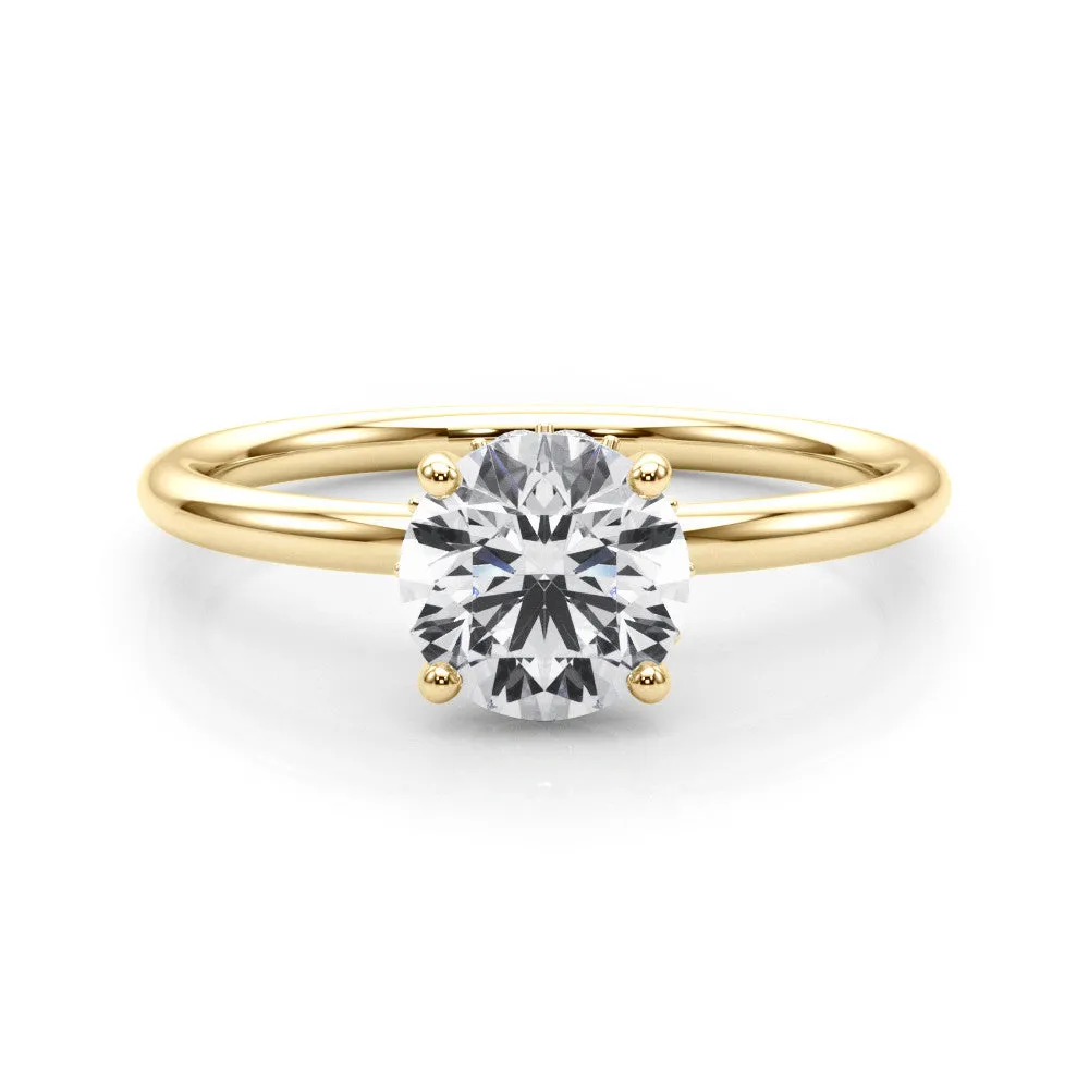 Ladies Hidden Halo Engagement Ring 51210