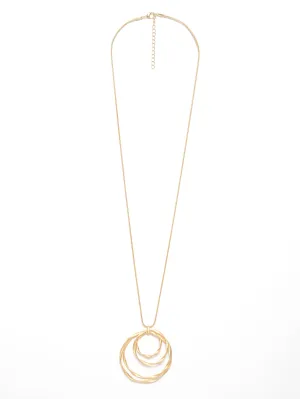 Layered Rings Necklace