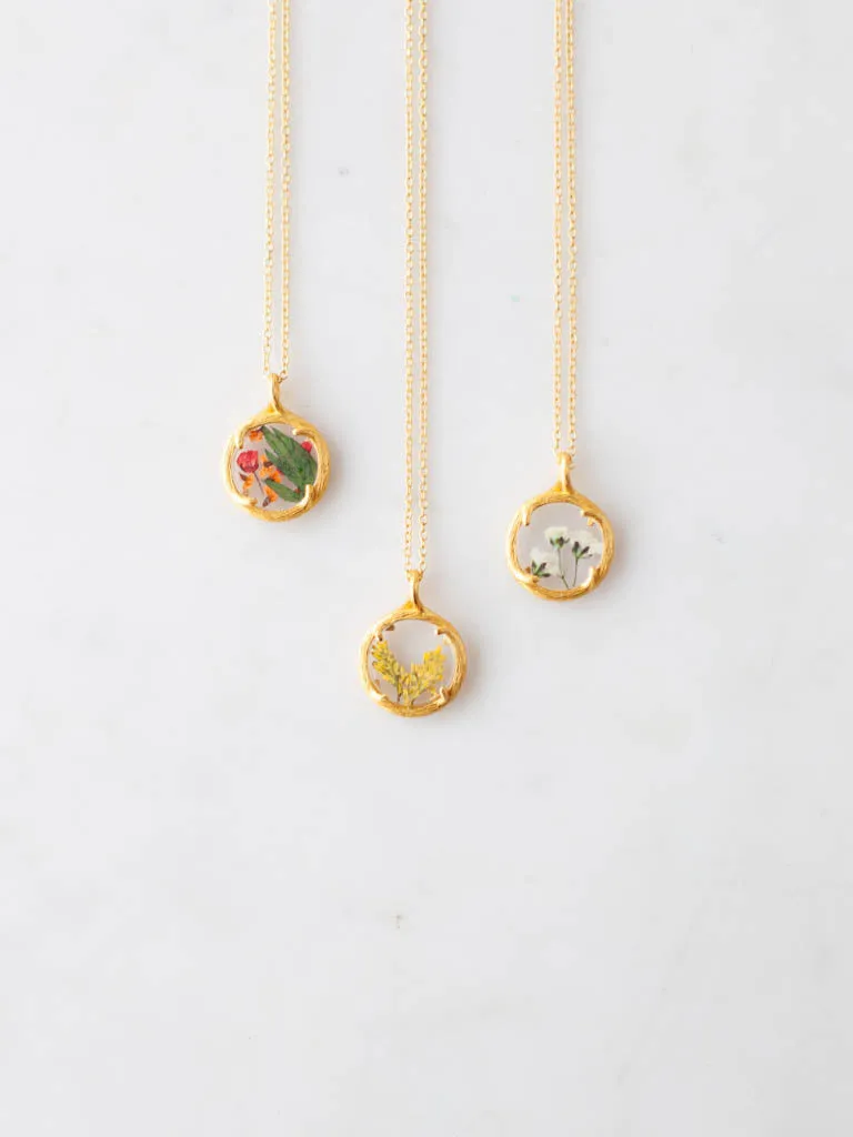 Mini Botanical Necklaces