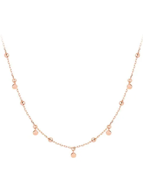 Minimalist Plate Necklace (Platinum   Gold   Rose Gold)