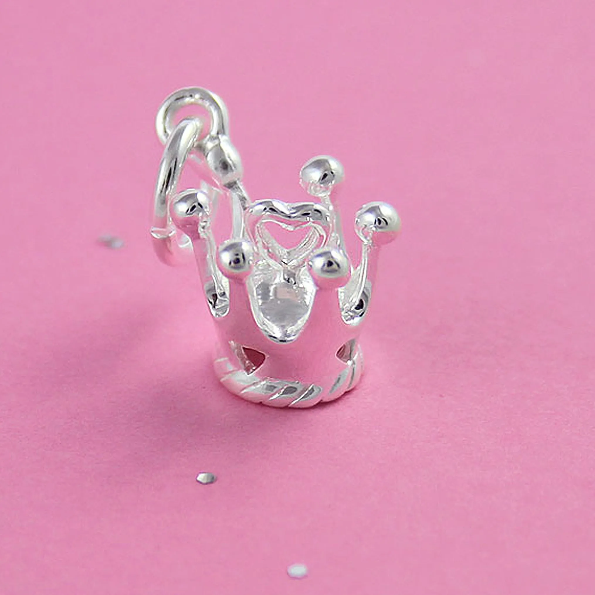 Original 'Princess' Crown Silver Charm