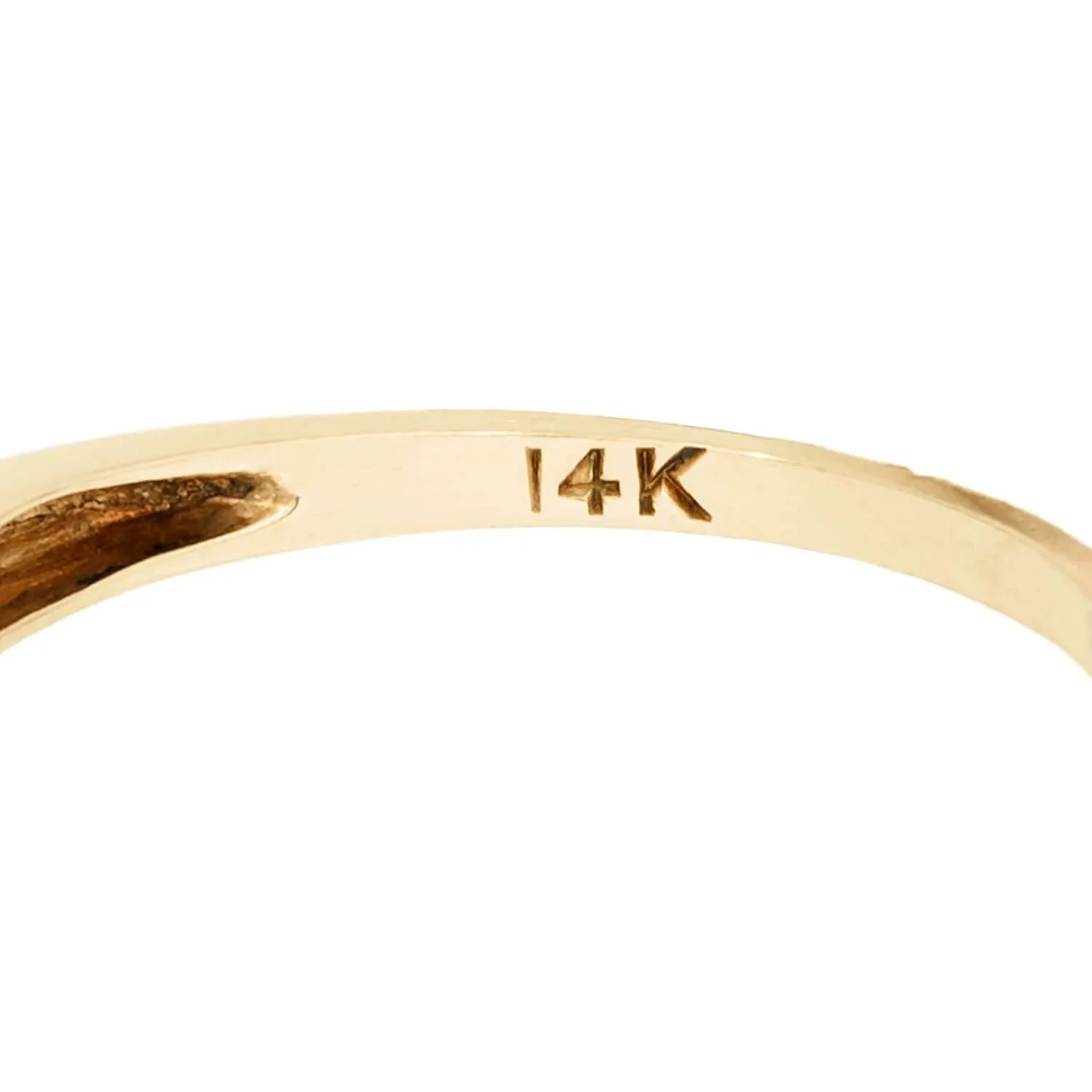 Retro 14k Diamond Band