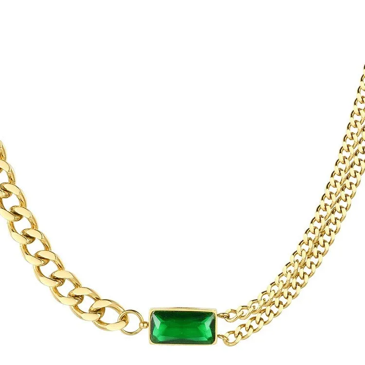 Shola - Curb Chain Choker Necklace