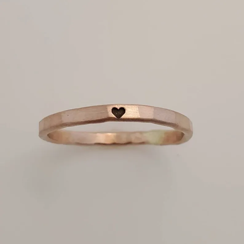 Skinny Heart Ring