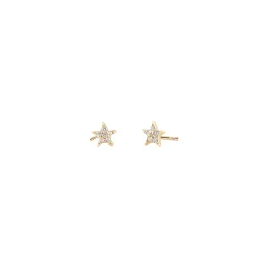 Star Crystal Stud Earrings