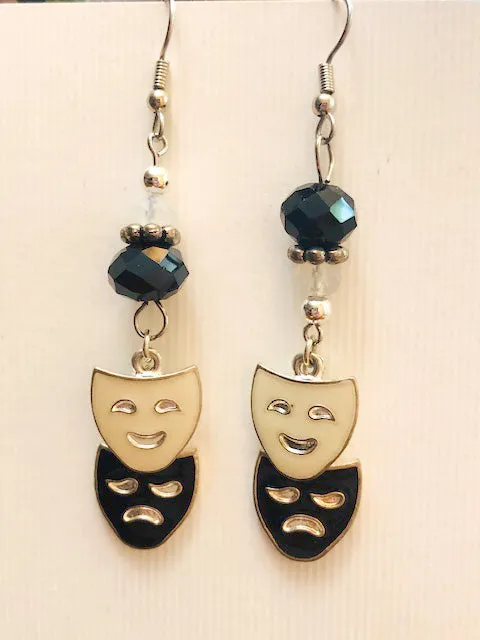 Theatre Mask Earrings