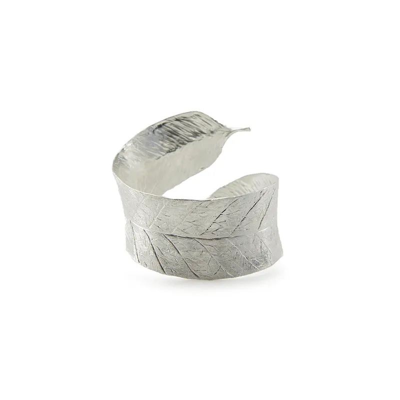 Whole Long Leaf Sterling Sliver Bangle